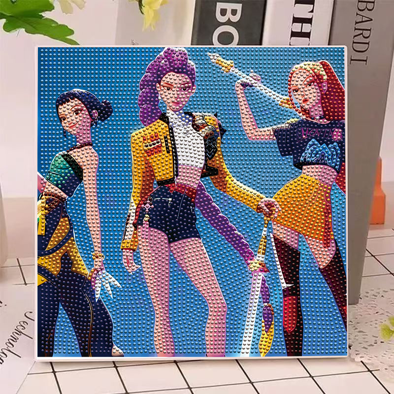 Art Y Craft - ชุดภาพวาดเพชร 5 มิติ ลายอนิเมะฮันเตอร์ส กลิม ไมล่า