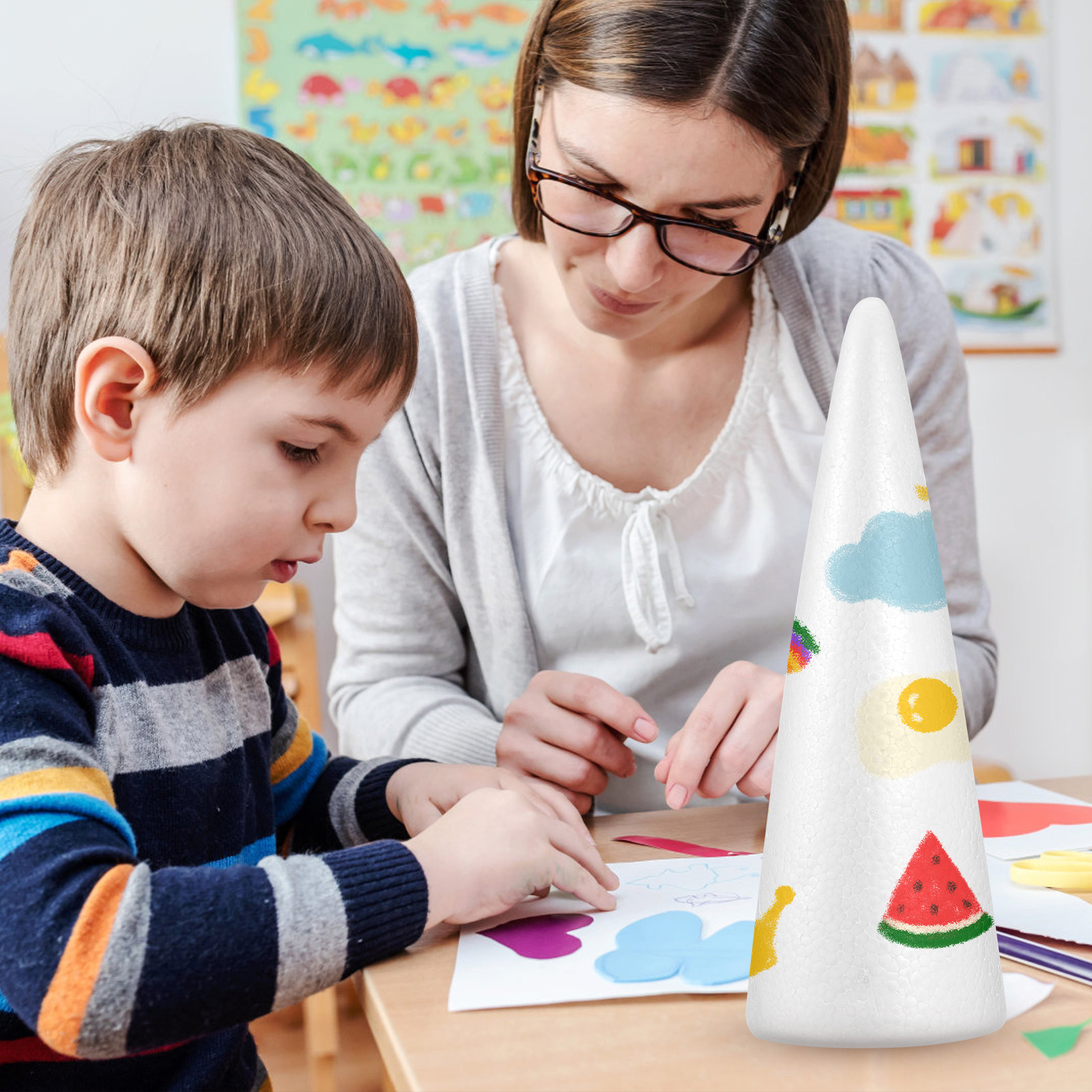 กรวยโฟมสำหรับงานฝีมือ 2 ชิ้น ข - Art Craft For Kids บทวิจารณ์และราคา