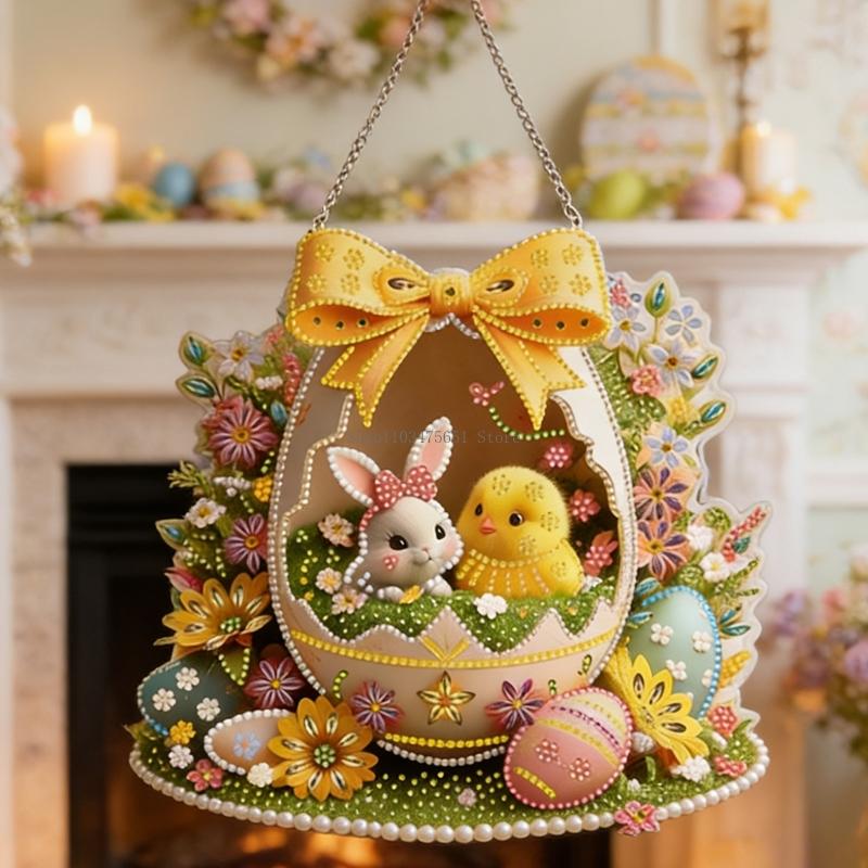 Handmade อีสเตอร์พวงหรีดหัตถกร - Art Craft Door บทวิจารณ์และราคา