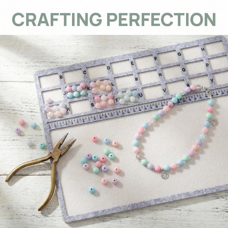 แผ่นรองร้อยลูกปัดแบบสี่เหลี่ยม - Art Craft Board บทวิจารณ์และราคา