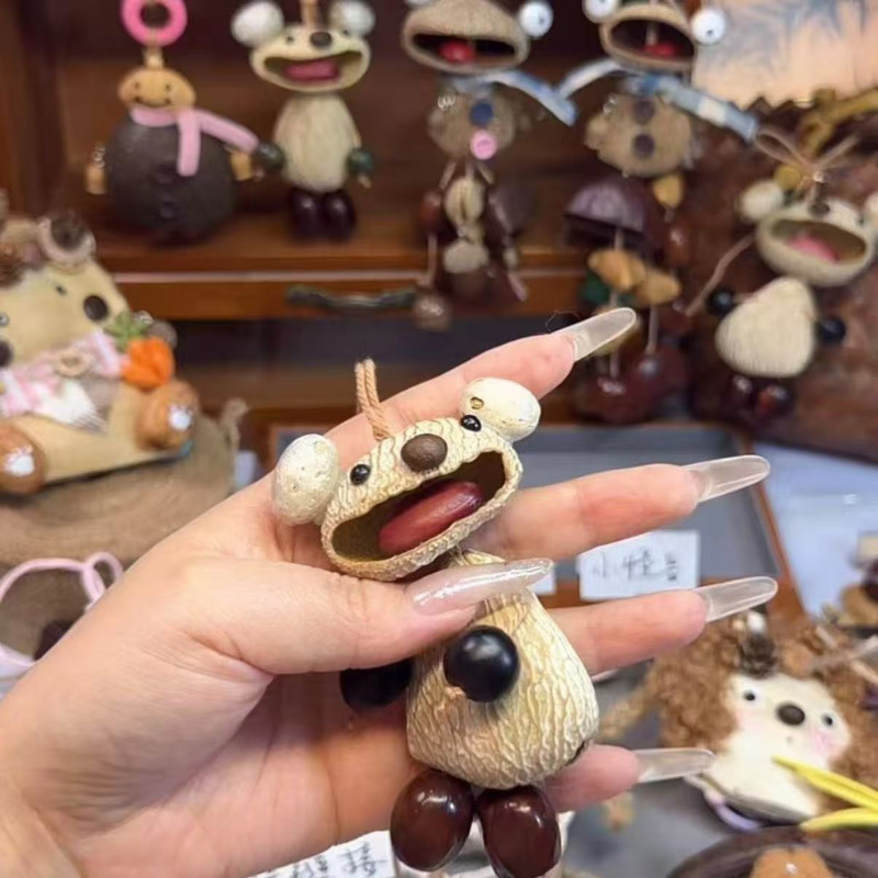 กระดิ่งลมเปลือกผลไม้ธรรมชาติ จ - Art Craft Door บทวิจารณ์และราคา
