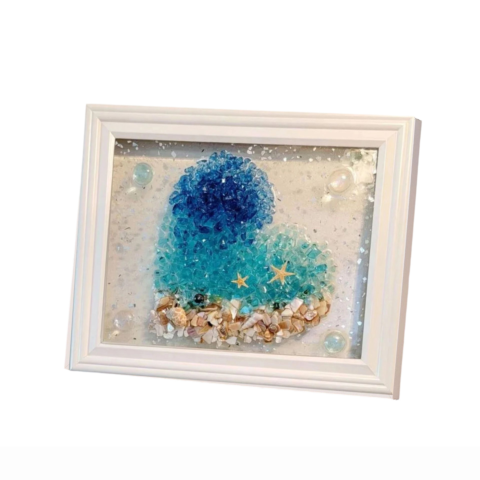 ชุดงานศิลปะจากแก้วทะเล ชุดกรอบ - Art Craft Earth Day บทวิจารณ์และราคา