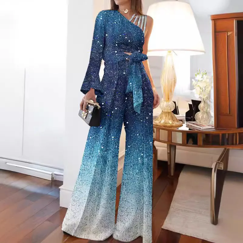Elegant 2 ชิ้นชุดชุดสตรี Off-t - Silk Painting Dye บทวิจารณ์และราคา