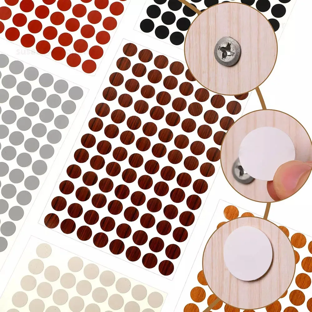 สติ๊กเกอร์ปิดหัวสกรูแบบมีกาวใน - Art Craft Furniture บทวิจารณ์และราคา
