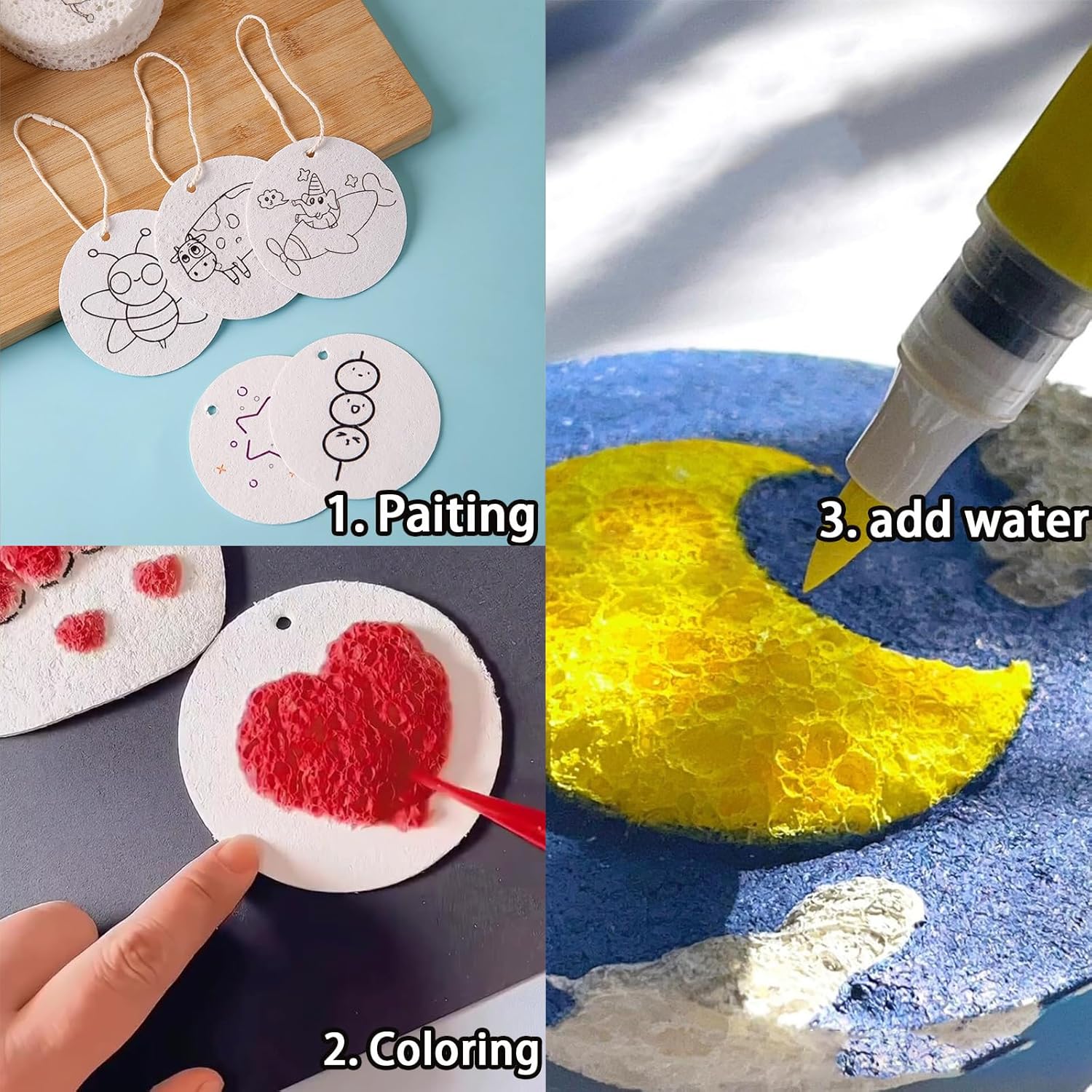 ชุดกระดาษวาดภาพพื้นผิวโฟมนูน 3 - Art Craft For Kids บทวิจารณ์และราคา