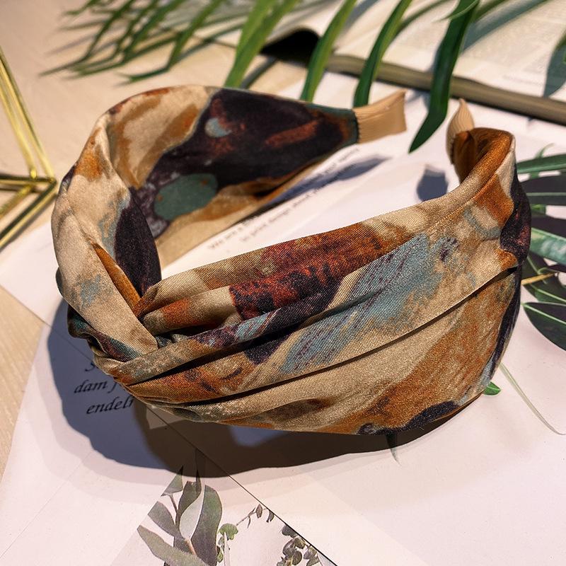 ที่คาดผมพิมพ์ลายไท-ได - ลายภาพ - Silk Painting Dye บทวิจารณ์และราคา