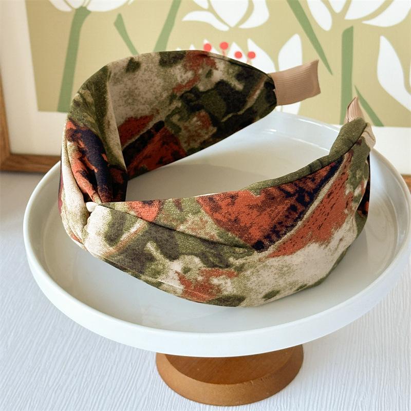 ที่คาดผมพิมพ์ลายไท-ได - ลายภาพ - Silk Painting Dye บทวิจารณ์และราคา