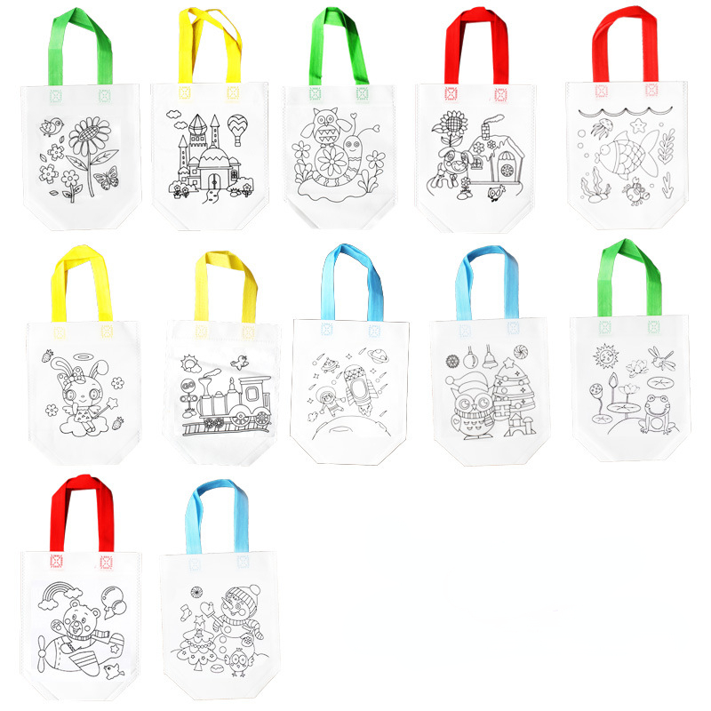ถุงระบายสีลายการ์ตูนน่ารัก 24  - Art Craft Earth Day บทวิจารณ์และราคา
