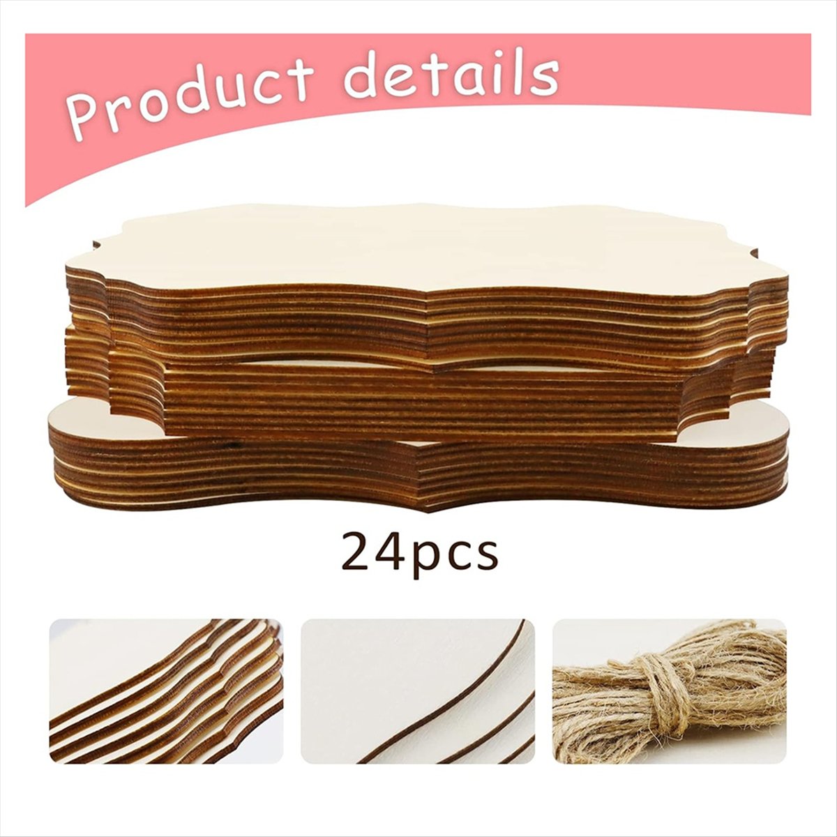 ป้ายไม้เปล่าแบบแขวน A56K 24 ชิ - Art Craft Door บทวิจารณ์และราคา