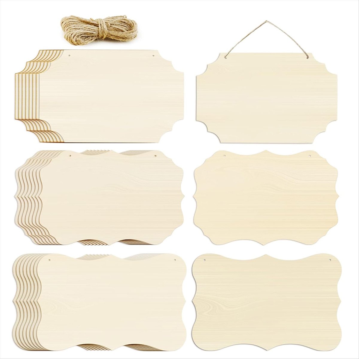 ป้ายไม้เปล่าแบบแขวน A56K 24 ชิ - Art Craft Door บทวิจารณ์และราคา