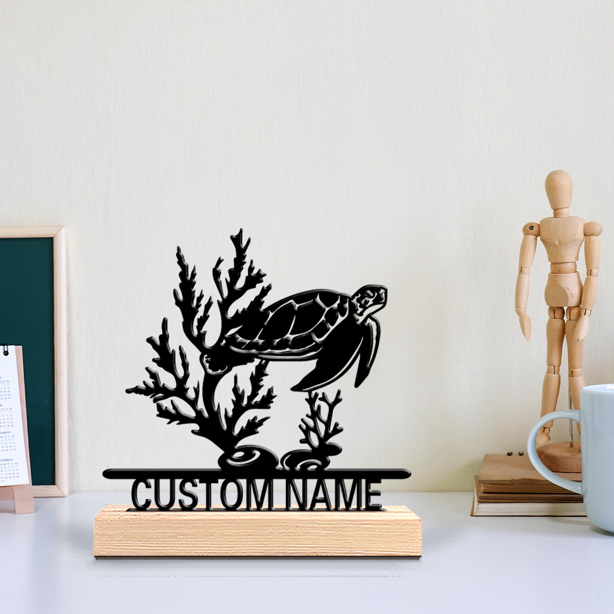 รูปปั้นเต่าทะเลนามธรรม 1 ชิ้น  - Art Y Craft บทวิจารณ์และราคา