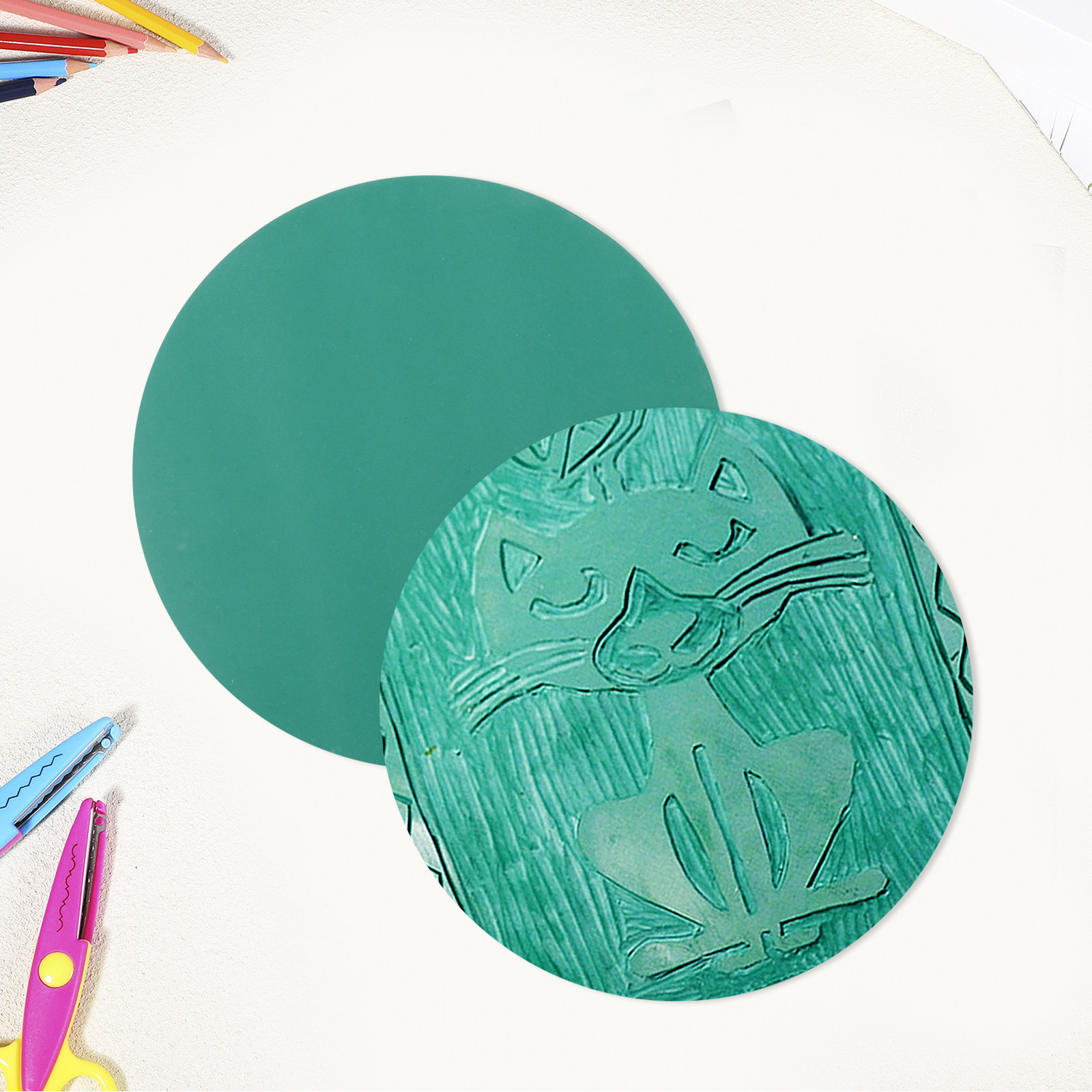 แผ่นแกะสลัก PVC 4 ชิ้น แผ่นงาน - Art Craft Board บทวิจารณ์และราคา