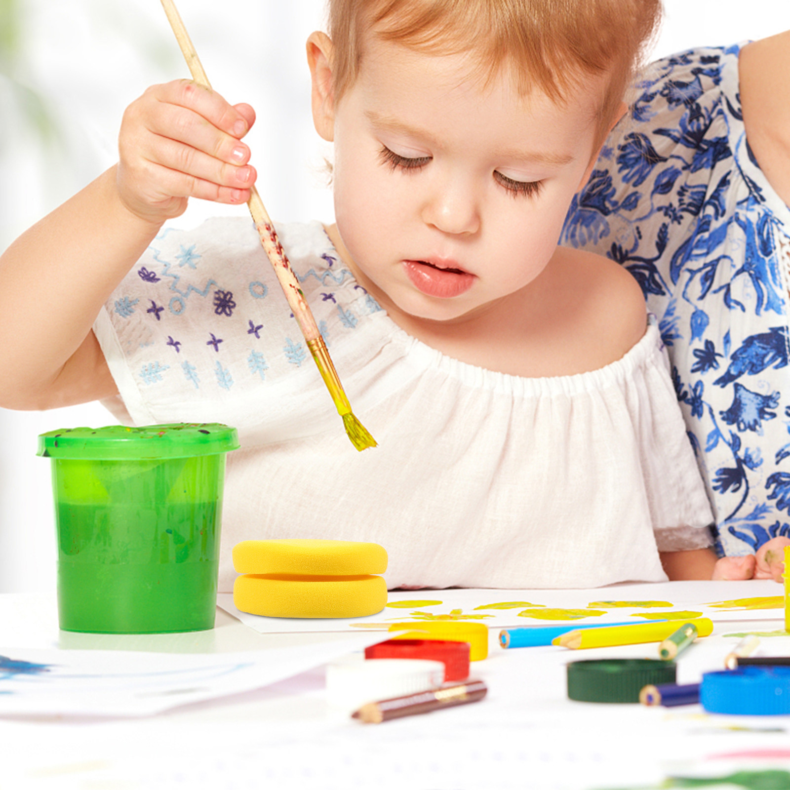 ชุดฟองน้ำสำหรับงานศิลปะ 2 ชิ้น - Art Craft Classes บทวิจารณ์และราคา