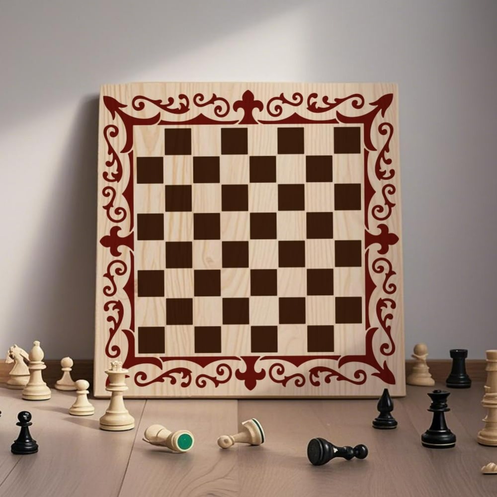 ชุดลายฉลุหมากรุก 2 ชิ้น ลายฉลุ - Art Craft Board บทวิจารณ์และราคา
