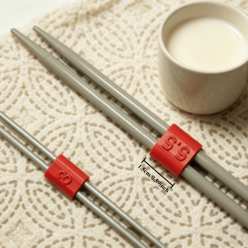ปลอกมาร์คขนาดเข็มถัก ช่วยระบุข - Knitting Needle Circular บทวิจารณ์และราคา