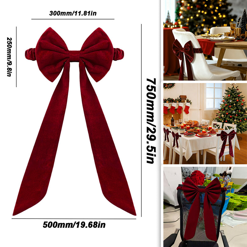 โบว์ผ้าคลุมโต๊ะเก้าอี้สีแดงไวน - Art Craft Furniture บทวิจารณ์และราคา