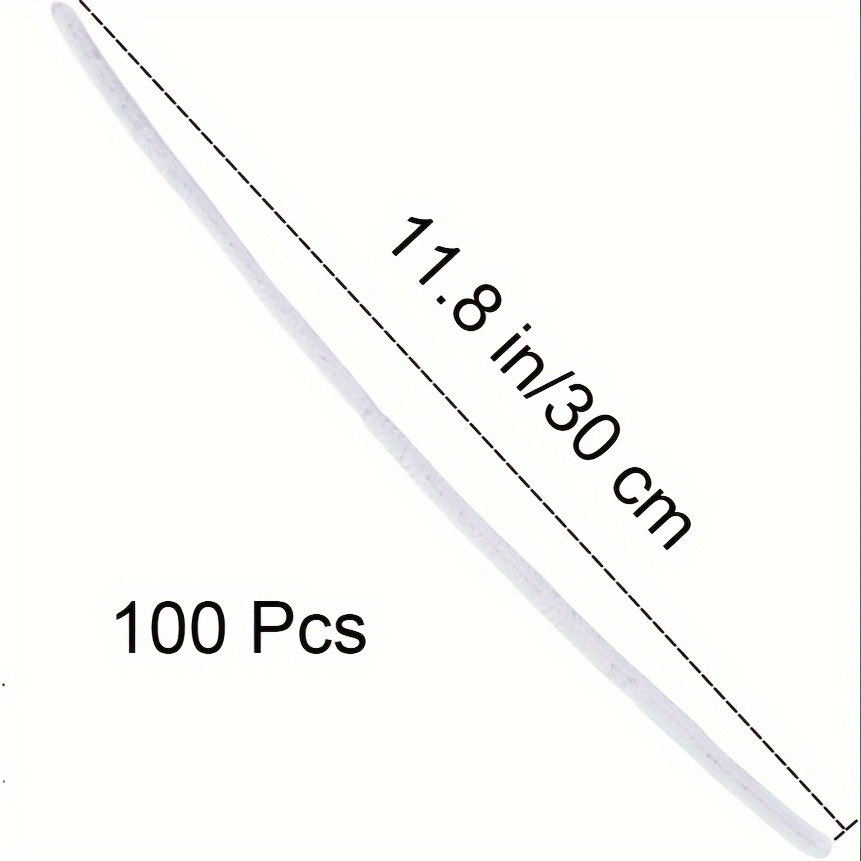 100 ชิ้นสีขาวท่อทําความสะอาด,  - Art Y Craft บทวิจารณ์และราคา