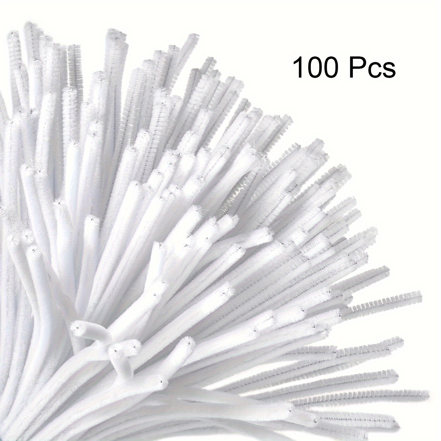 100 ชิ้นสีขาวท่อทําความสะอาด,  - Art Y Craft บทวิจารณ์และราคา