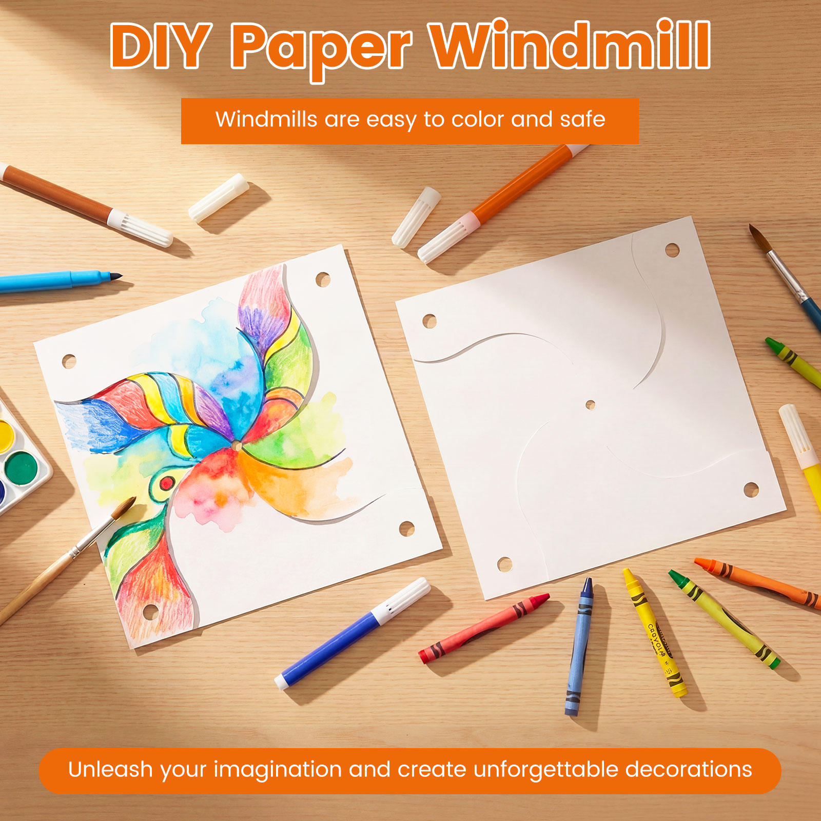 พัดกระดาษ DIY 100 ชิ้น สำหรับเ - Art Craft Earth Day บทวิจารณ์และราคา