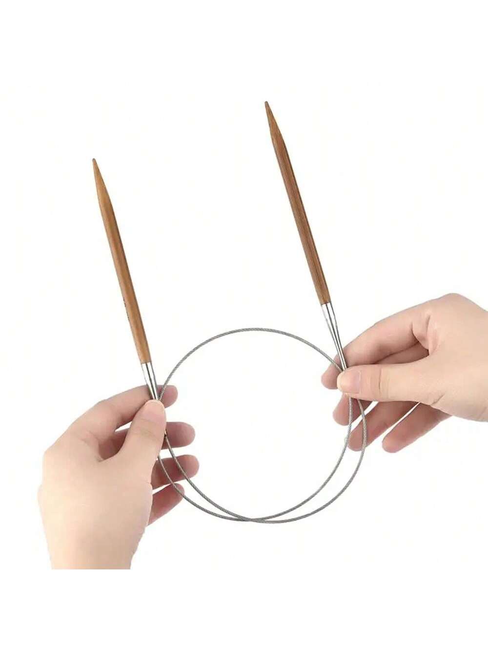 1 ชิ้น เข็มถักวงกลมไม้ไผ่ธรรมช - Knitting Needle Circular บทวิจารณ์และราคา