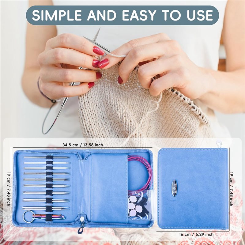 ชุดเข็มถักวงกลมแบบเปลี่ยนได้ ข - Knitting Needle Circular บทวิจารณ์และราคา