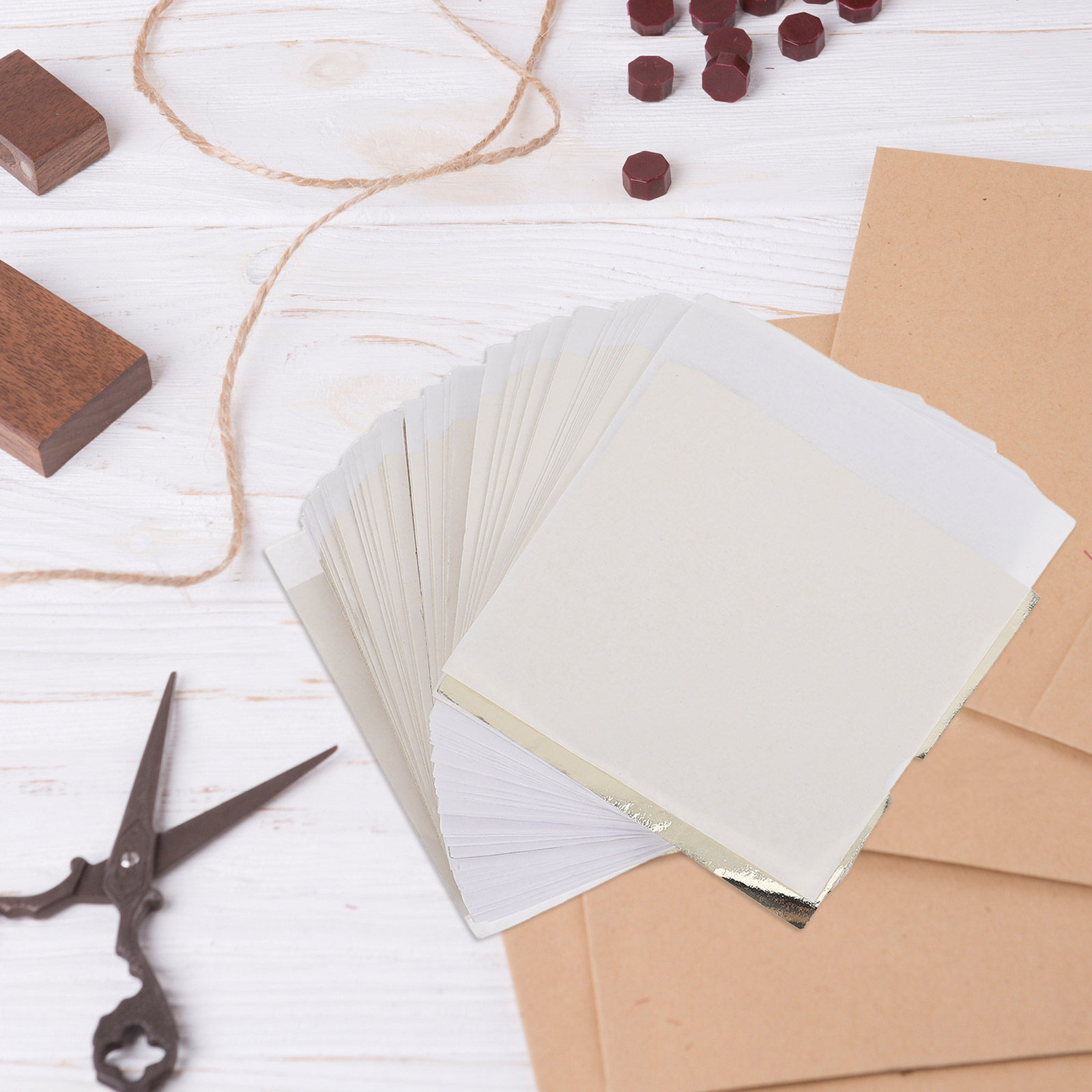 แผ่นทองคำเปลว 200 ชิ้น แผ่นฟอย - Art Craft Furniture บทวิจารณ์และราคา