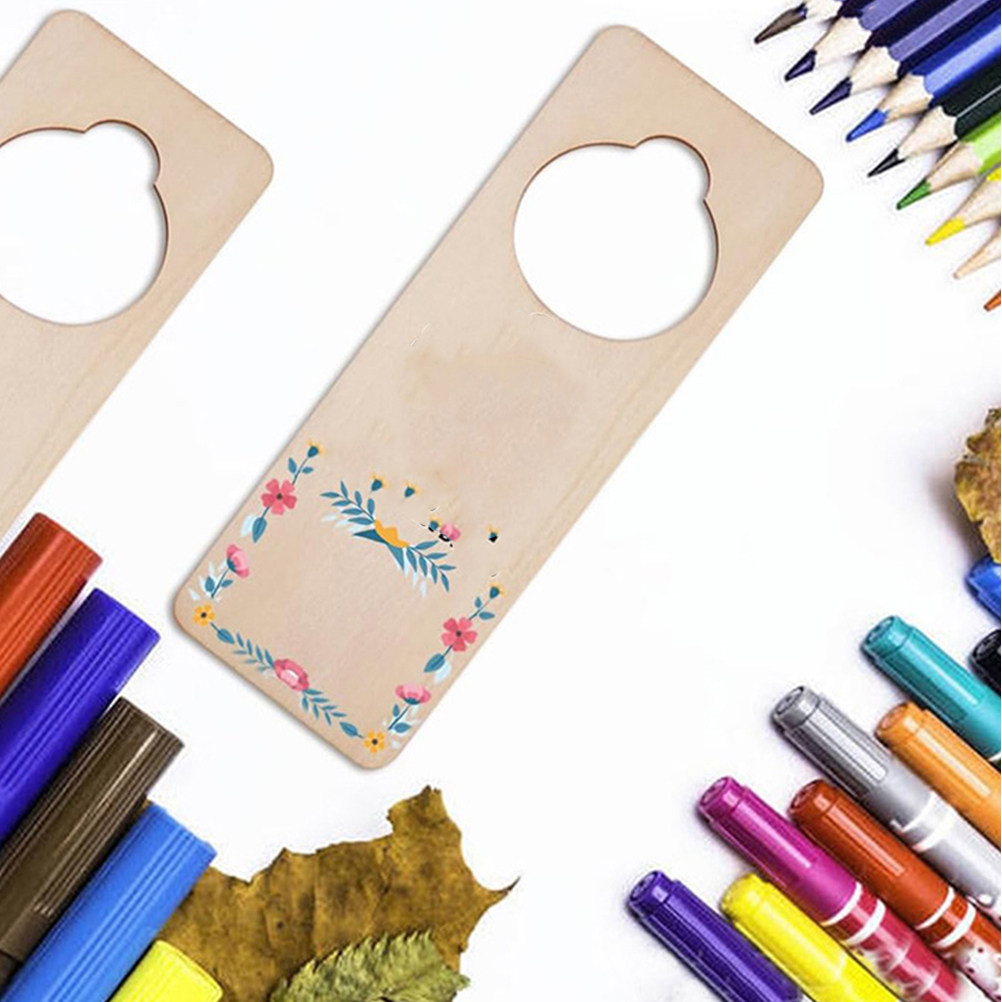 ป้ายแขวนประตูไม้แบบยังไม่เสร็จ - Art Craft Door บทวิจารณ์และราคา