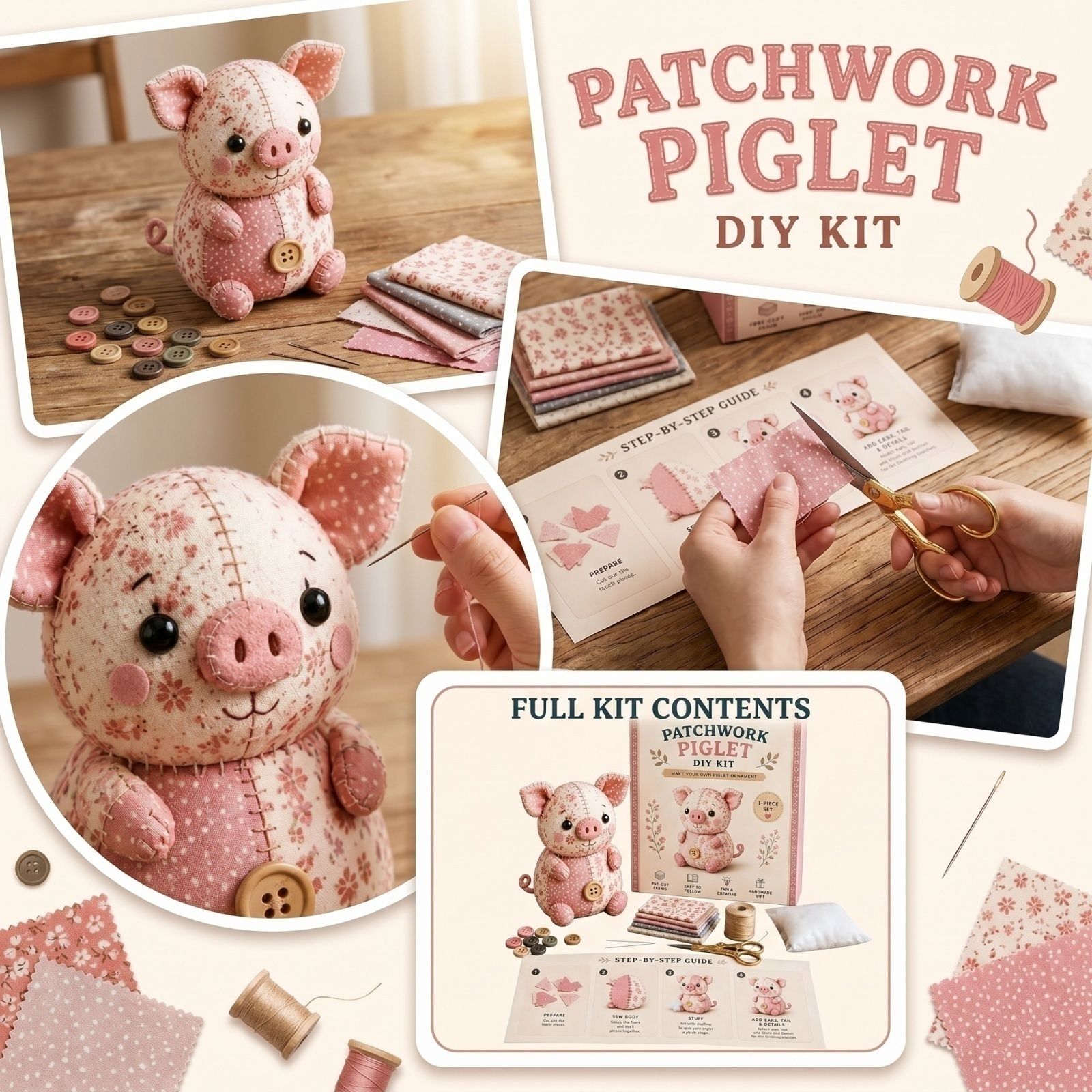 ชุดเย็บผ้าลายสัตว์ป่าสำหรับเด็ - Art Craft Earth Day บทวิจารณ์และราคา