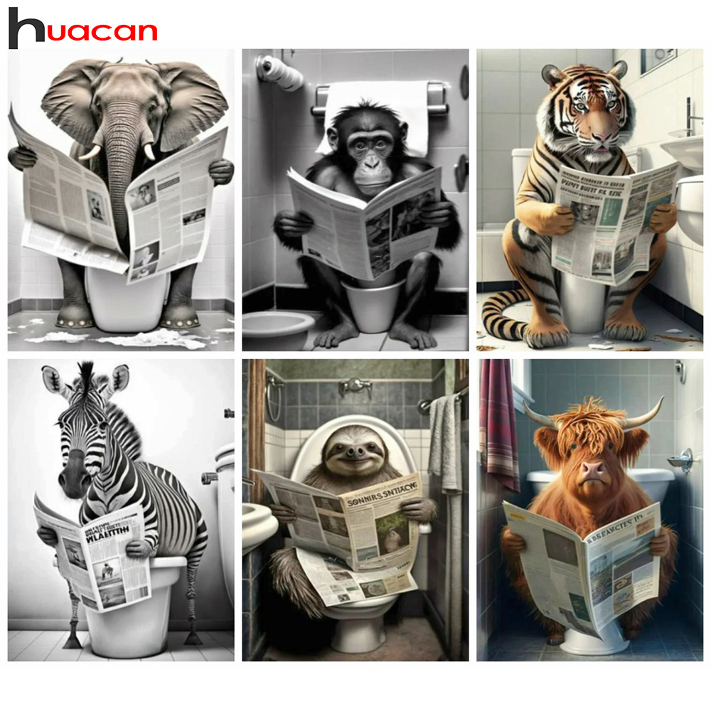 Huacan 5D ภาพวาดติดเพชรแบบทำมื - Wallpaper Art And Craft บทวิจารณ์และราคา