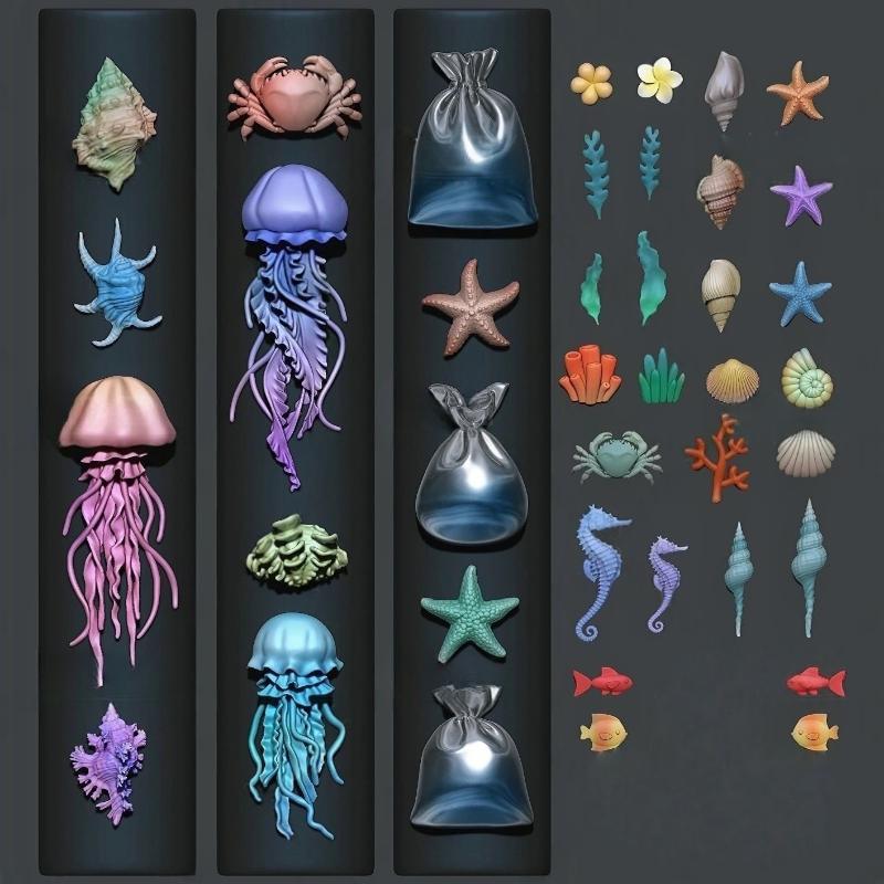 แม่พิมพ์ซิลิโคนลายทะเล 3 มิติ  - Art Craft Jellyfish บทวิจารณ์และราคา