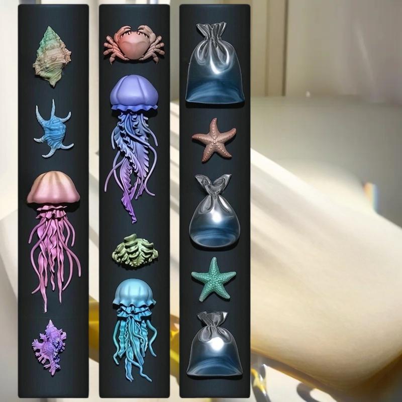 แม่พิมพ์ทำเล็บสำหรับงานศิลปะบน - Art Craft Jellyfish บทวิจารณ์และราคา