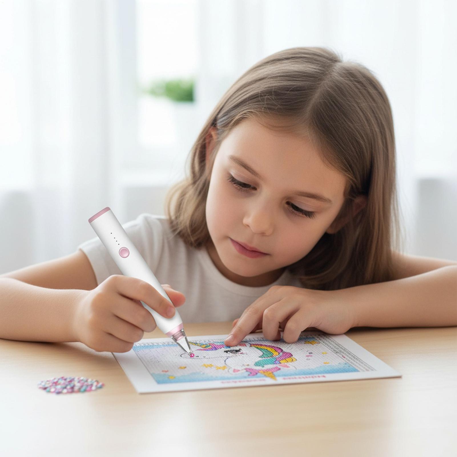 ปากกาเพ้นท์ไรน์สโตนไฟฟ้าไร้สาย - Art Craft For Kids บทวิจารณ์และราคา