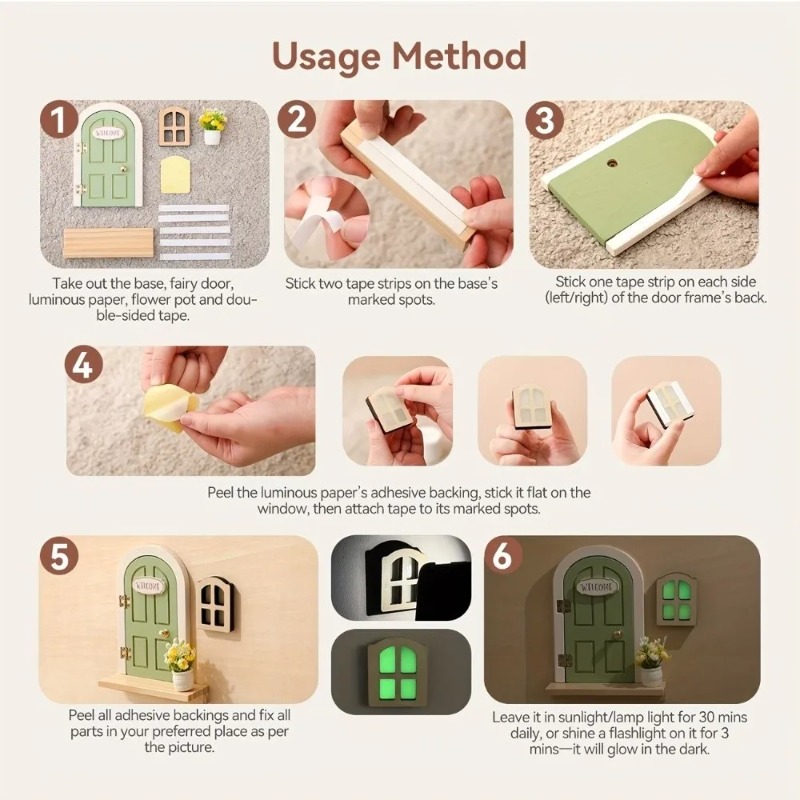 ประตูเอลฟ์เรืองแสงขนาดเล็ก ของ - Art Craft Door บทวิจารณ์และราคา