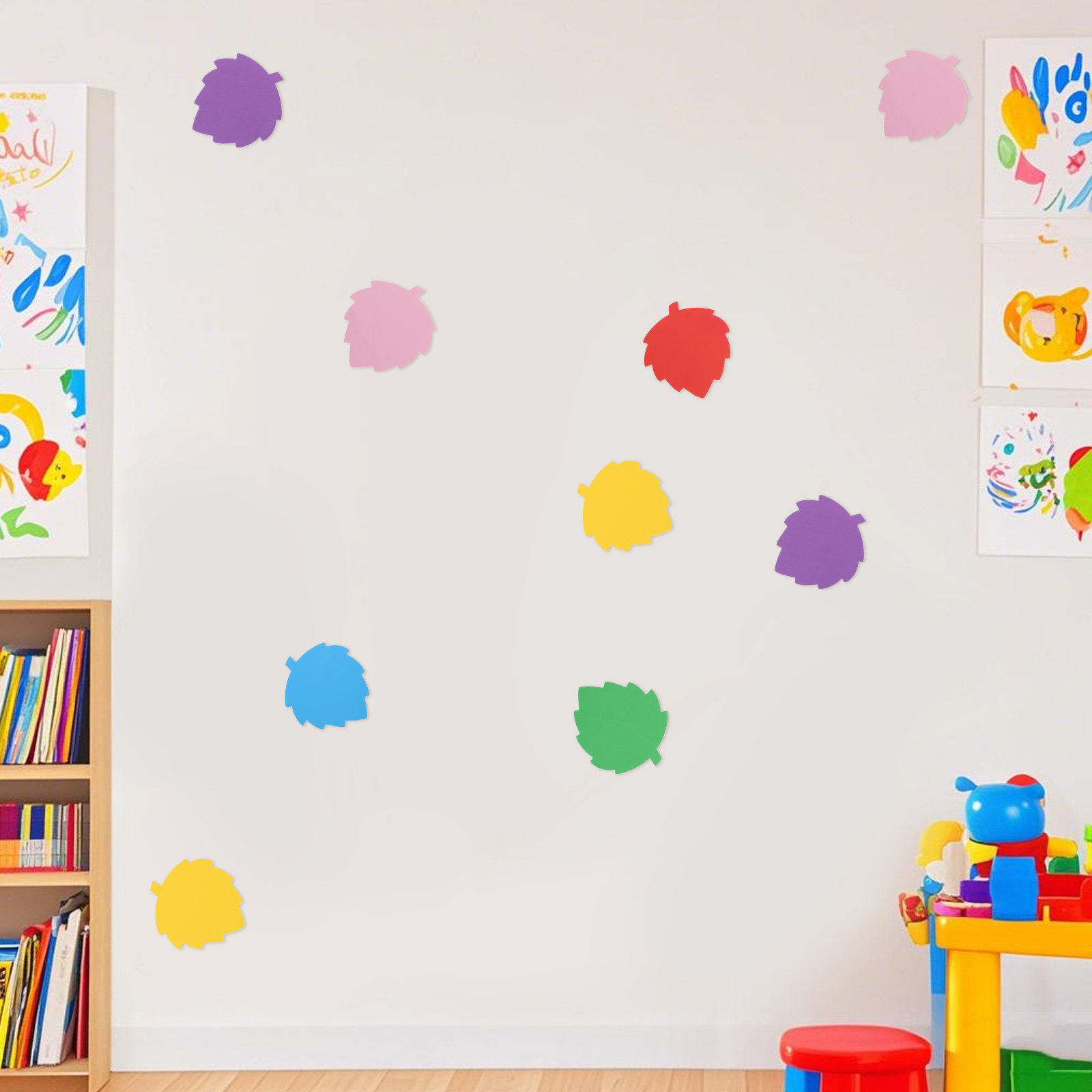 แผ่นโฟมรูปใบไม้หลากสี 72 ชิ้น  - Art Craft For Kids บทวิจารณ์และราคา
