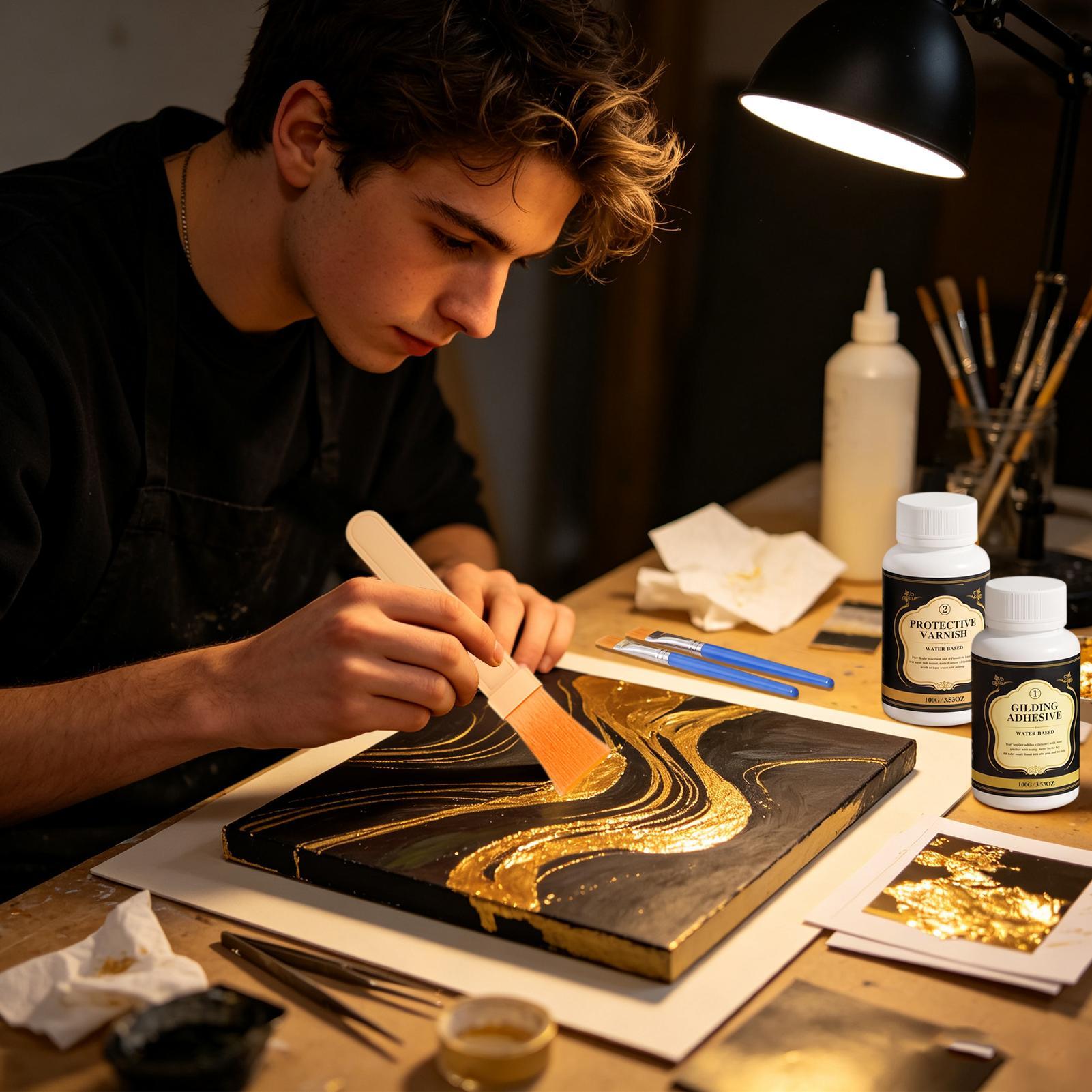 กาวติดทองคำชนิดน้ำ ติดทนนาน สำ - Art Craft Furniture บทวิจารณ์และราคา