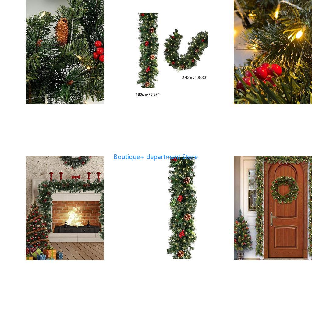 E1PD คริสต์มาส Garland ไฟ LED  - Art Craft Door บทวิจารณ์และราคา