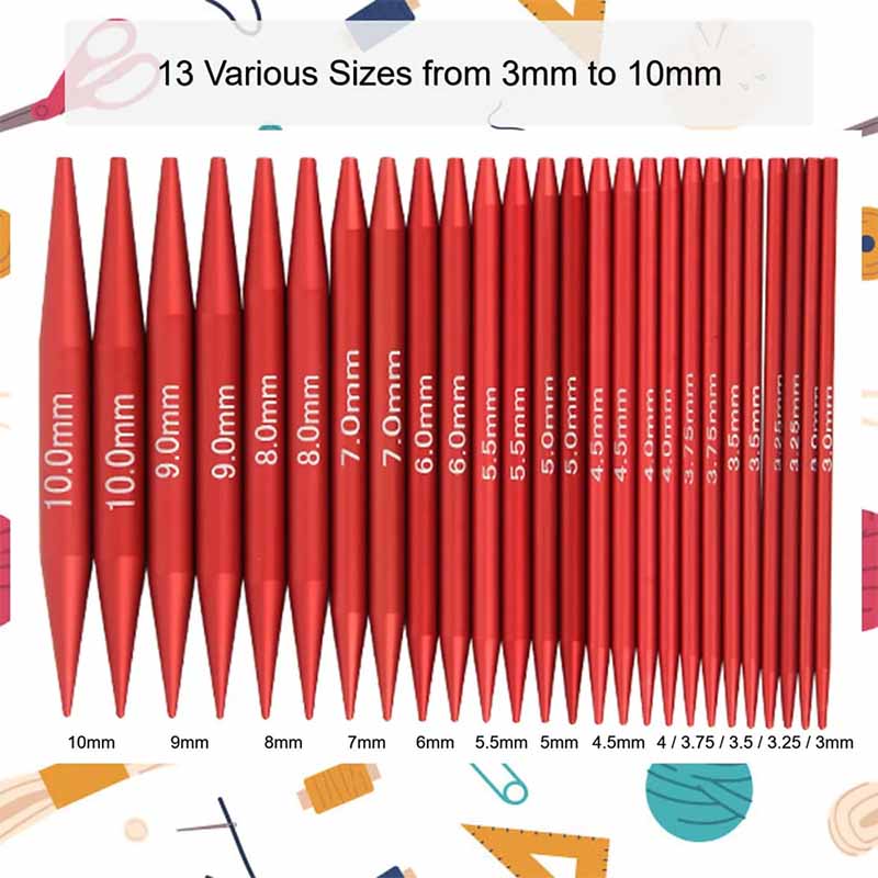 ชุดเข็มถักนิตติ้ง 25 ชิ้น เข็ม - Knitting Needle Circular บทวิจารณ์และราคา