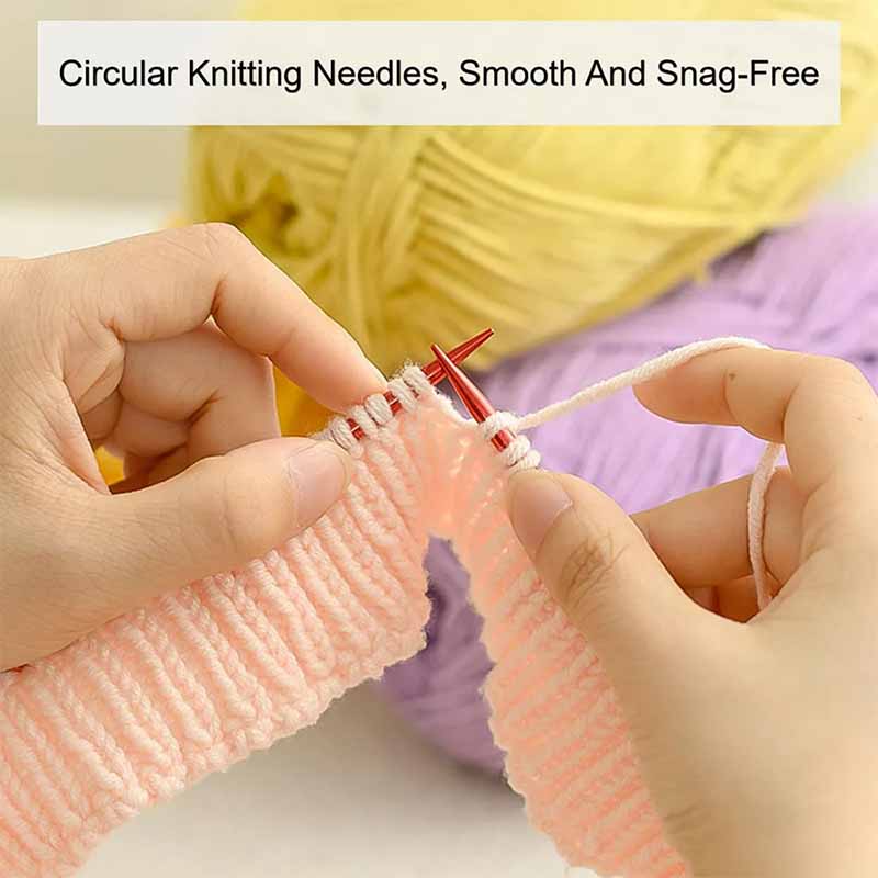 ชุดเข็มถักนิตติ้ง 25 ชิ้น เข็ม - Knitting Needle Circular บทวิจารณ์และราคา