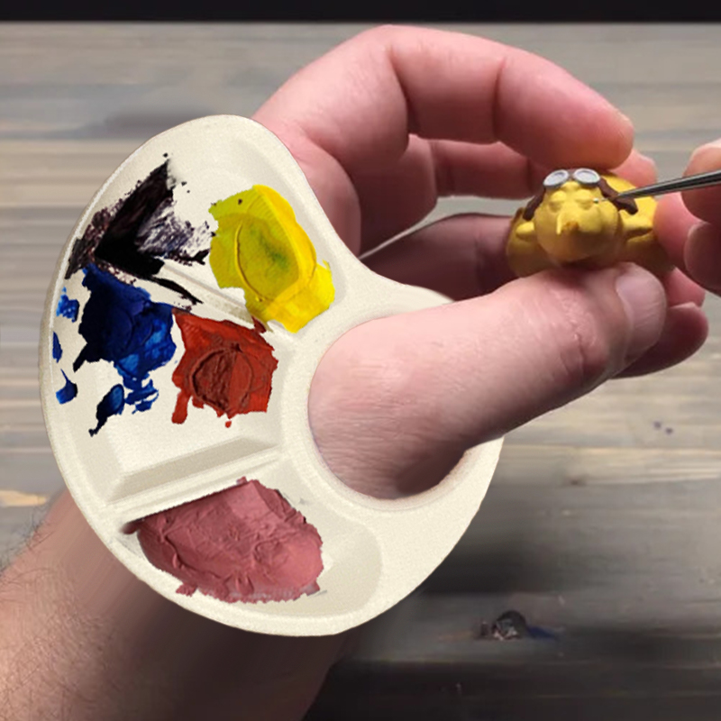 พาเลทสีขนาดเล็ก 1/2 ชิ้น ออกแบ - Art Craft Classes บทวิจารณ์และราคา