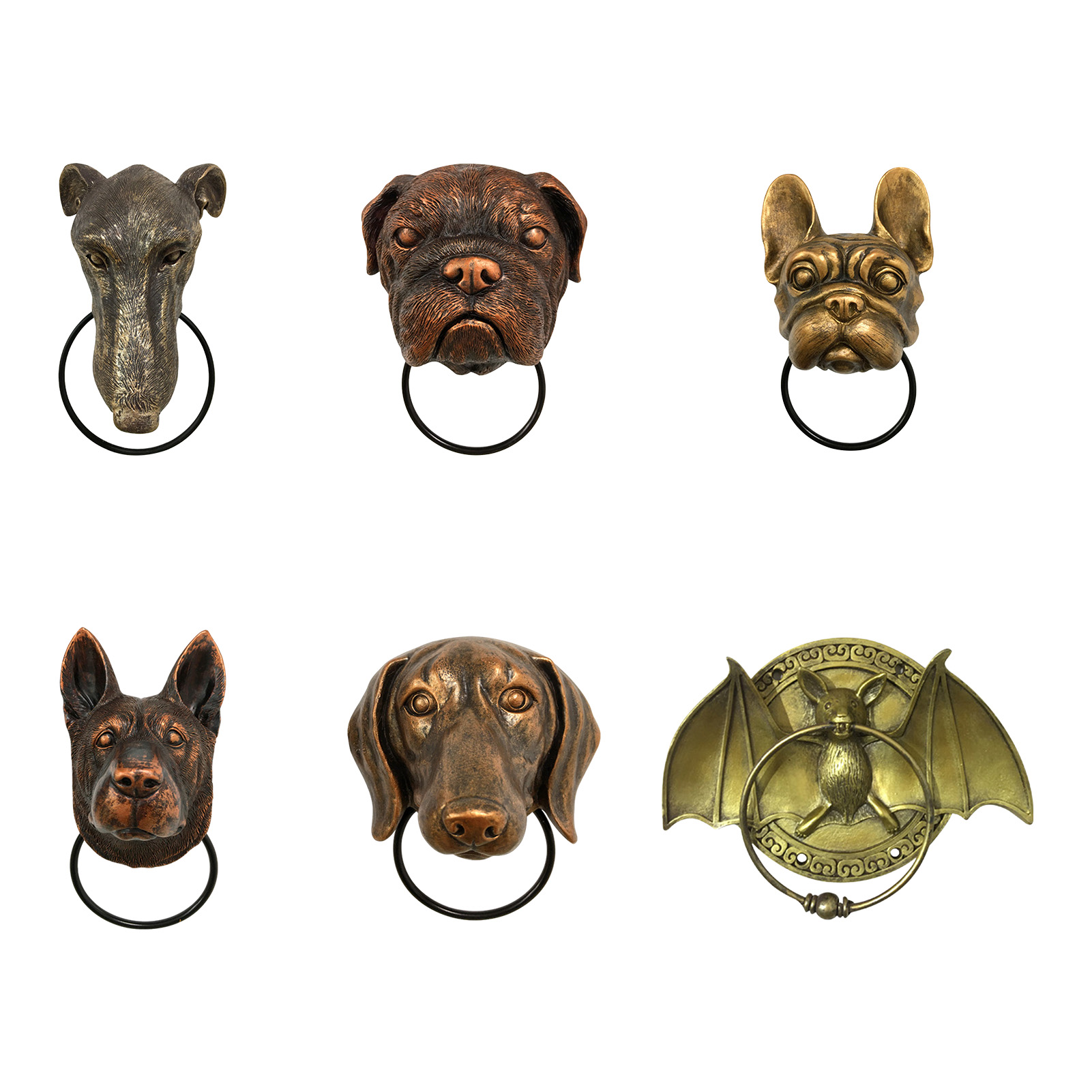 สัตว์สร้างสรรค์หัวประตู Retro  - Art Craft Door บทวิจารณ์และราคา