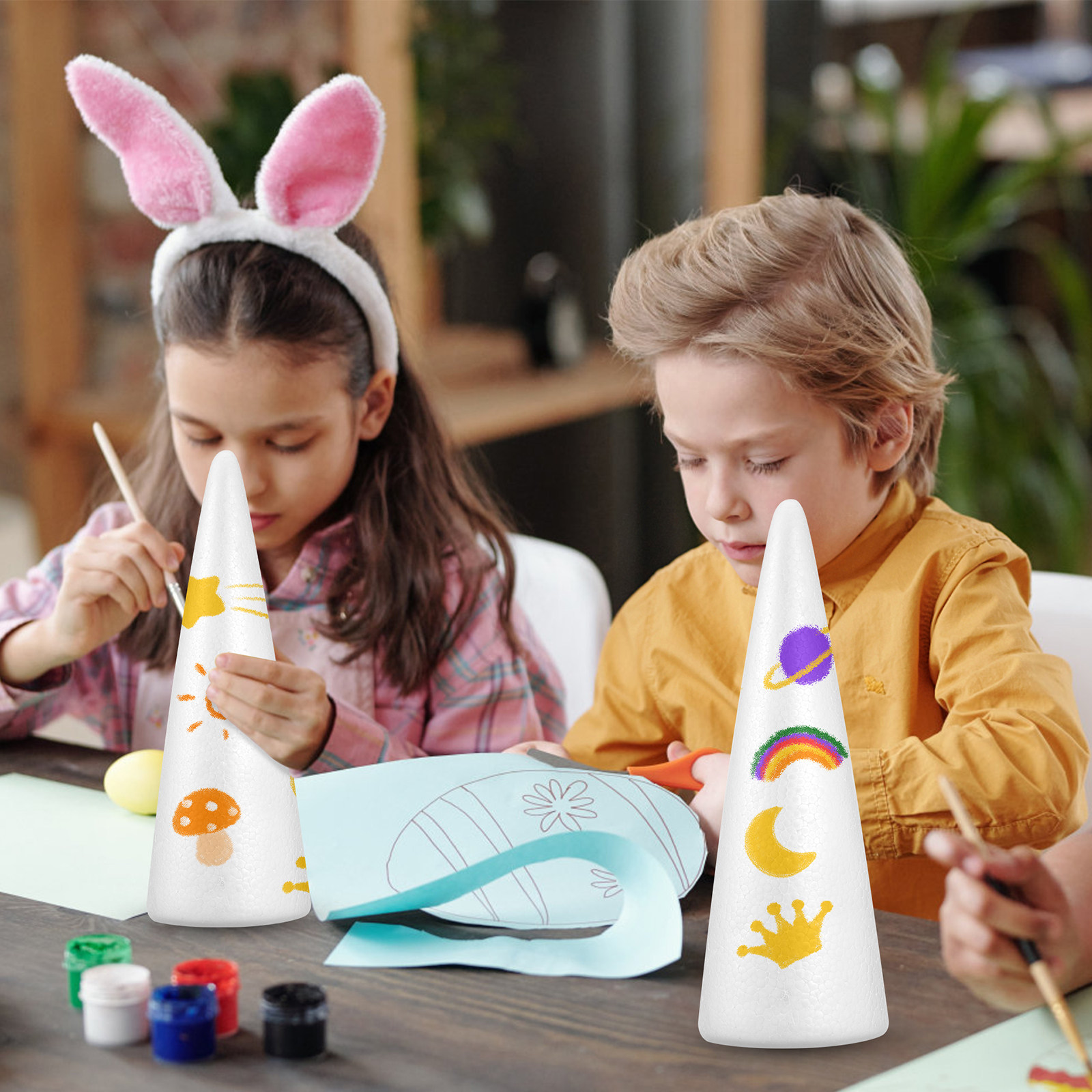 กรวยโฟมคริสต์มาส 2 ชิ้น อุปกรณ - Art Craft For Kids บทวิจารณ์และราคา