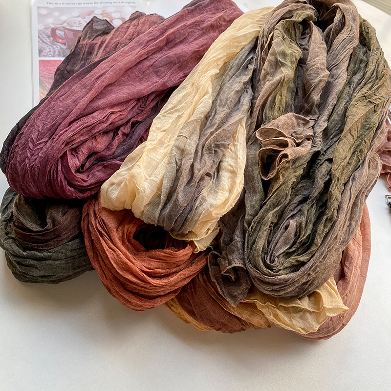 VREOVOR ผ้าพันคอสไตล์ชาติพันธุ - Silk Painting Dye บทวิจารณ์และราคา
