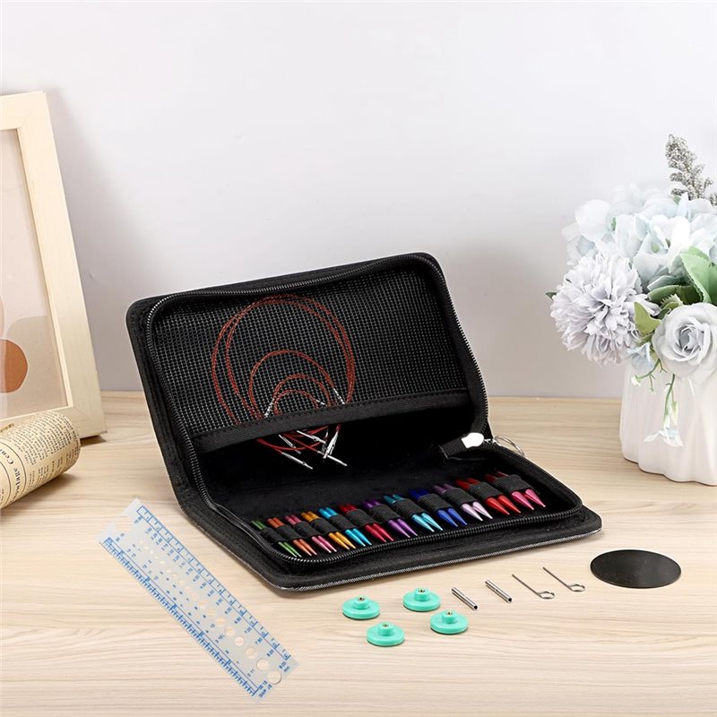 ชุดเข็มถักแบบเปลี่ยนได้ขนาดสั้ - Knitting Needle Circular บทวิจารณ์และราคา