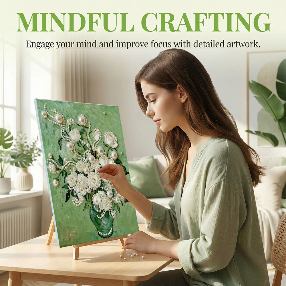 ชุดภาพวาดไข่มุก DIY Huacan สำห - Wallpaper Art And Craft บทวิจารณ์และราคา
